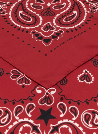 细节 - 点击放大 - CALL IT BY YOUR NAME - Large Étoile Silk Bandana