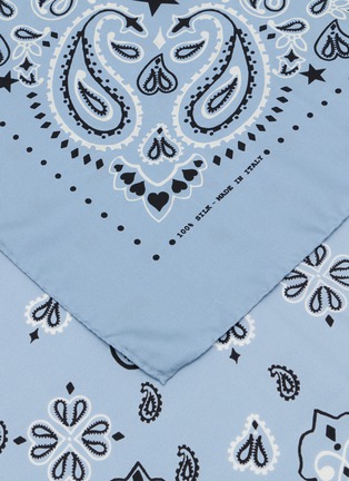 细节 - 点击放大 - CALL IT BY YOUR NAME - Large Étoile Silk Bandana