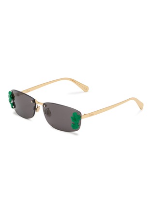 首图 - 点击放大 - DIOR - Clover S1U Metal Rectangular Sunglasses