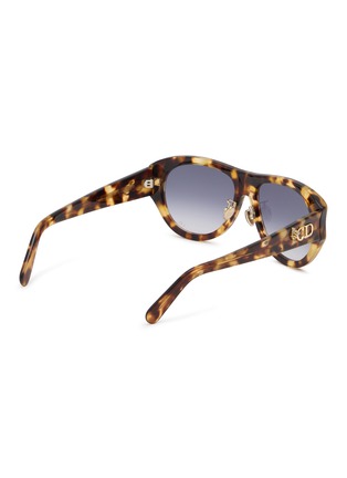模特儿示范图 - 点击放大 - DIOR - Glow A1F Acetate Round Sunglasses