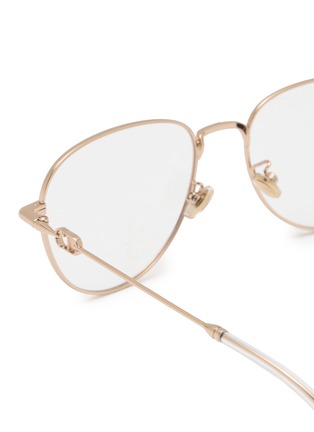 细节 - 点击放大 - DIOR - Petit CDO R2U Metal Oval Optical Glasses