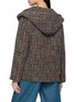 背面 - 点击放大 - MOUCHE - Hooded Double Breasted Tweed Jacket