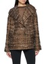 首图 - 点击放大 - MOUCHE - Hooded Double Breasted Tweed Jacket