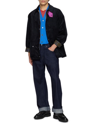 模特儿示范图 - 点击放大 - BARBOUR - x Paul Smith Cord Beaufort Casual Jacket
