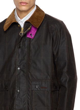  - BARBOUR - X Paul Smith Transport Windowpane Waxed Cotton Jacket
