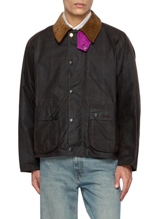 首图 - 点击放大 - BARBOUR - X Paul Smith Transport Windowpane Waxed Cotton Jacket