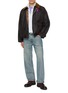 模特儿示范图 - 点击放大 - BARBOUR - X Paul Smith Transport Windowpane Waxed Cotton Jacket
