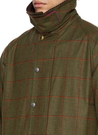 细节 - 点击放大 - BARBOUR - X Paul Smith Beaufort Windowpane Chequered Wool Jacket