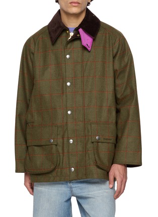 首图 - 点击放大 - BARBOUR - X Paul Smith Beaufort Windowpane Chequered Wool Jacket