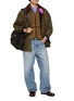 模特儿示范图 - 点击放大 - BARBOUR - X Paul Smith Beaufort Windowpane Chequered Wool Jacket