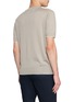 背面 - 点击放大 - ARCH4 - Mr Gubbins Short Sleeve Contrast Trim Cashmere Sweater
