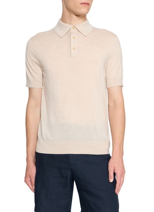 首图 - 点击放大 - ARCH4 - Mr Ascot Semi Sheer Polo Shirt