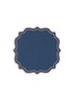 首图 –点击放大 - PLUMERIA HOME - Scalloped Coaster — Blue/Antique Pink