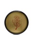 细节 –点击放大 - PLUMERIA HOME - Coral Motif Polished Brass Tray