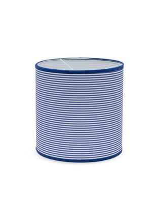 首图 –点击放大 - PLUMERIA HOME - Horizontal Striped Lampshade — Blue