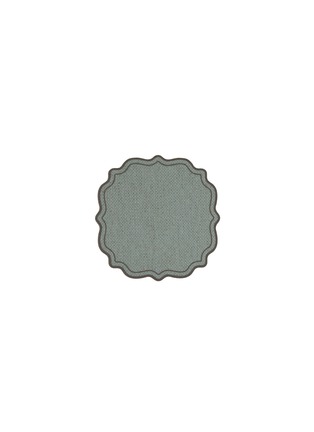 首图 –点击放大 - PLUMERIA HOME - Scalloped Coaster — Sage Green