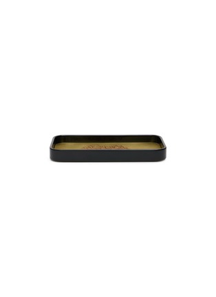 首图 –点击放大 - PLUMERIA HOME - Small Coral Motif Polished Brass Tray