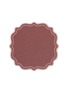 首图 –点击放大 - PLUMERIA HOME - Scalloped Coaster — Brick/Antique Pink