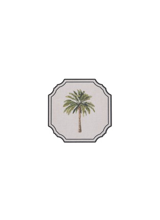 首图 –点击放大 - PLUMERIA HOME - 棕榈印花杯垫