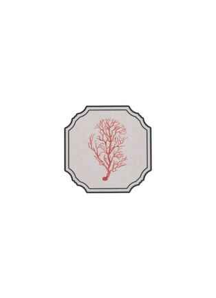 首图 –点击放大 - PLUMERIA HOME - 珊瑚印花杯垫
