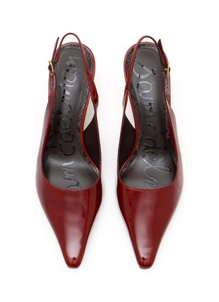 细节 - 点击放大 - SAM EDELMAN - Bianka 60 Patent Leather Slingback Pumps