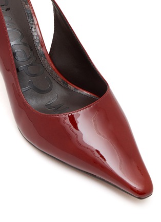 细节 - 点击放大 - SAM EDELMAN - Bianka 60 Patent Leather Slingback Pumps