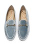 细节 - 点击放大 - SAM EDELMAN - Loraine Horsebit Silk Velvet Loafers