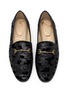 细节 - 点击放大 - SAM EDELMAN - Loraine Horsebit Sequin Velvet Loafers
