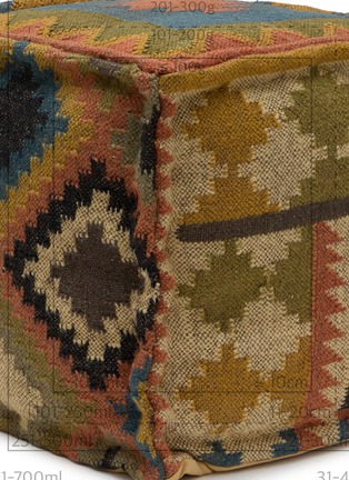 细节 –点击放大 - CHEHOMA - Kilim Pouffe — Autumn
