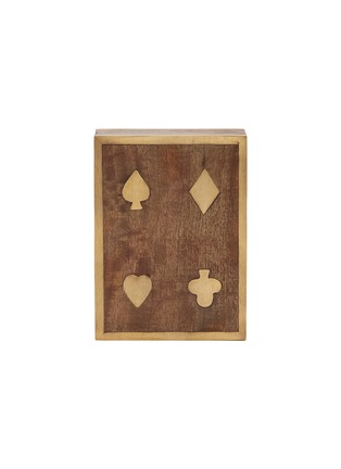 首图 –点击放大 - CHEHOMA - Brass Detailed Box With 2 Decks Of Cards