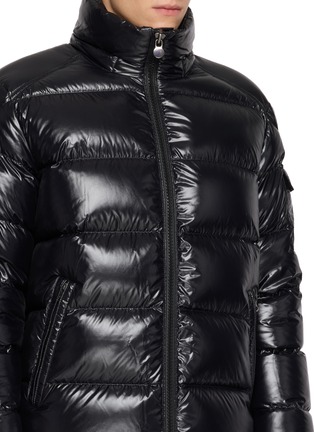 细节 - 点击放大 - MONCLER - 尼龙连帽羽绒夹克