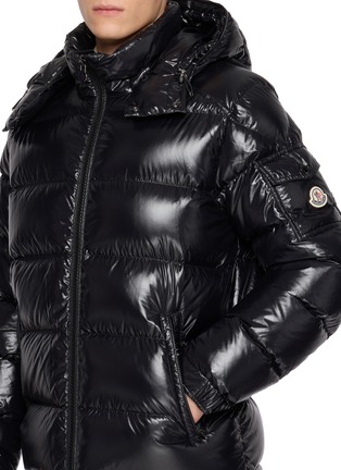  - MONCLER - 尼龙连帽羽绒夹克