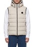 MONCLER 连帽绗缝羽绒马甲