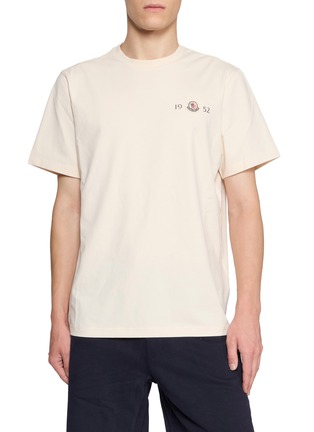 首图 - 点击放大 - MONCLER - 1952 Badge Logo Cotton T-Shirt