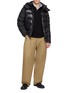 模特儿示范图 - 点击放大 - MONCLER - Striped Collar Polo Shirt