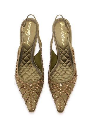 细节 - 点击放大 - SAM EDELMAN - Bianka 60 Satin Slingback Pumps