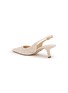  - SAM EDELMAN - Bianka 60 Moire Leather Slingback Pumps