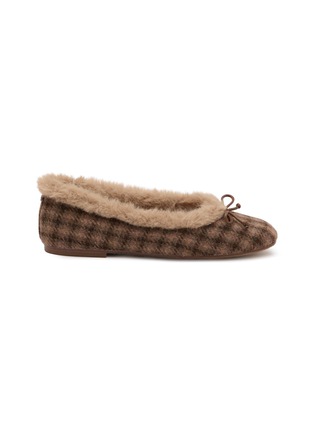 首图 - 点击放大 - SAM EDELMAN - Alie Cozy Suede Shearling Ballerinas Flats