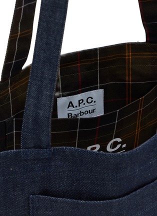 细节 - 点击放大 - BARBOUR - x A.P.C. Denim Weekender Holdall Bag