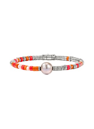 首图 - 点击放大 - JOHN HARDY - Heishi Sterling Silver Mother of Pearl Enamel Pearl Bracelet — Size US