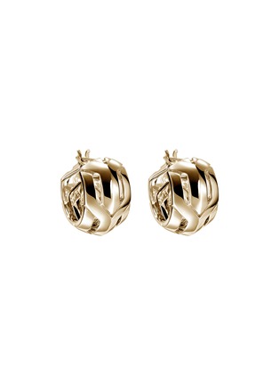 细节 - 点击放大 - JOHN HARDY - Icon 50 14K Gold Hoop Earrings