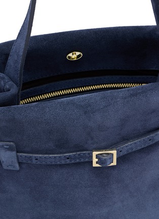 细节 - 点击放大 - MANU ATELIER - 迷你 Tote Du Jour 绒面皮托特包
