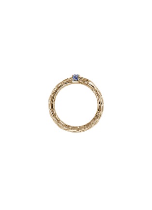  - JOHN HARDY - Spear 14K Yellow Gold Blue Sapphire Ring — Size 6