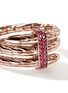 细节 - 点击放大 - JOHN HARDY - Spear Double Wrap 14K Rose Gold Ruby Ring — Size 7