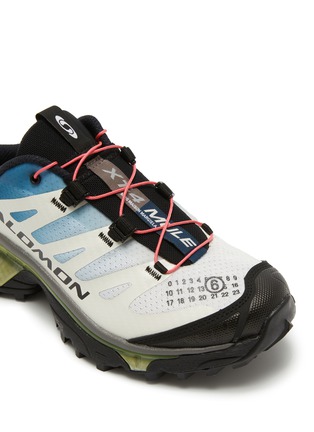 细节 - 点击放大 - MM6 MAISON MARGIELA - X SALOMON 女款 XT-4 科技网纱穆勒运动鞋