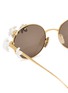 细节 - 点击放大 - LOEWE - Daisy Field Metal Round Sunglasses