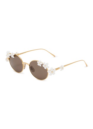 首图 - 点击放大 - LOEWE - Daisy Field Metal Round Sunglasses
