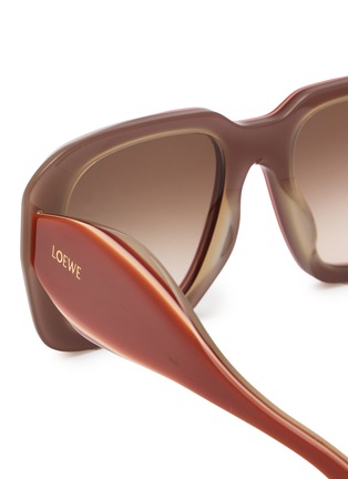 细节 - 点击放大 - LOEWE - Sierra Acetate Square Sunglasses