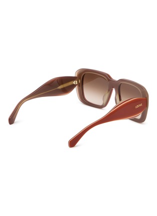 模特儿示范图 - 点击放大 - LOEWE - Sierra Acetate Square Sunglasses