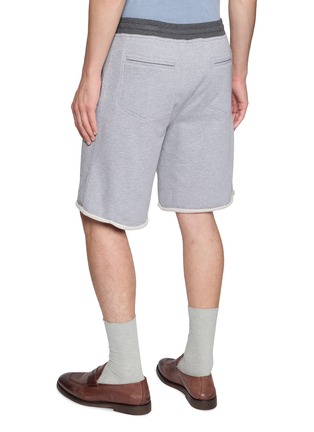背面 - 点击放大 - BRUNELLO CUCINELLI - Logo Cotton Sweatshorts